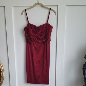 Donna Ricco Burgundy Dress